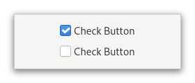 Example GtkCheckButtons